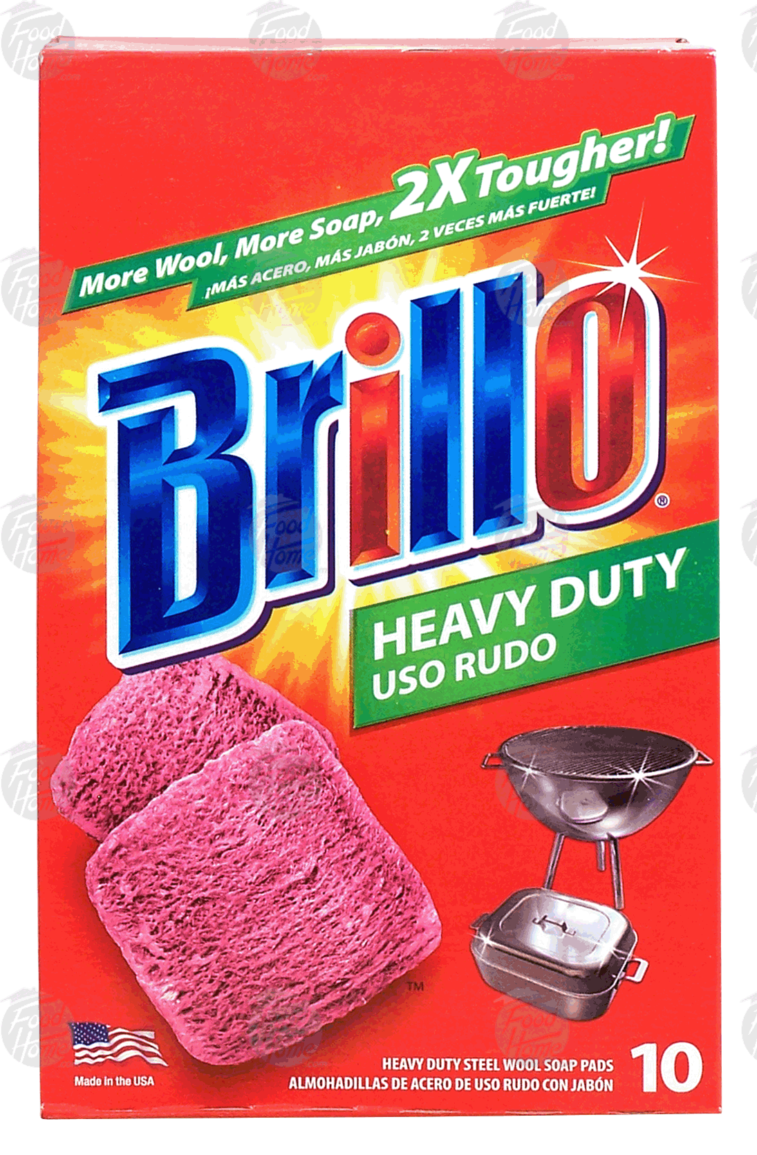 Brillo  heavy duty steel wool soap pads Full-Size Picture